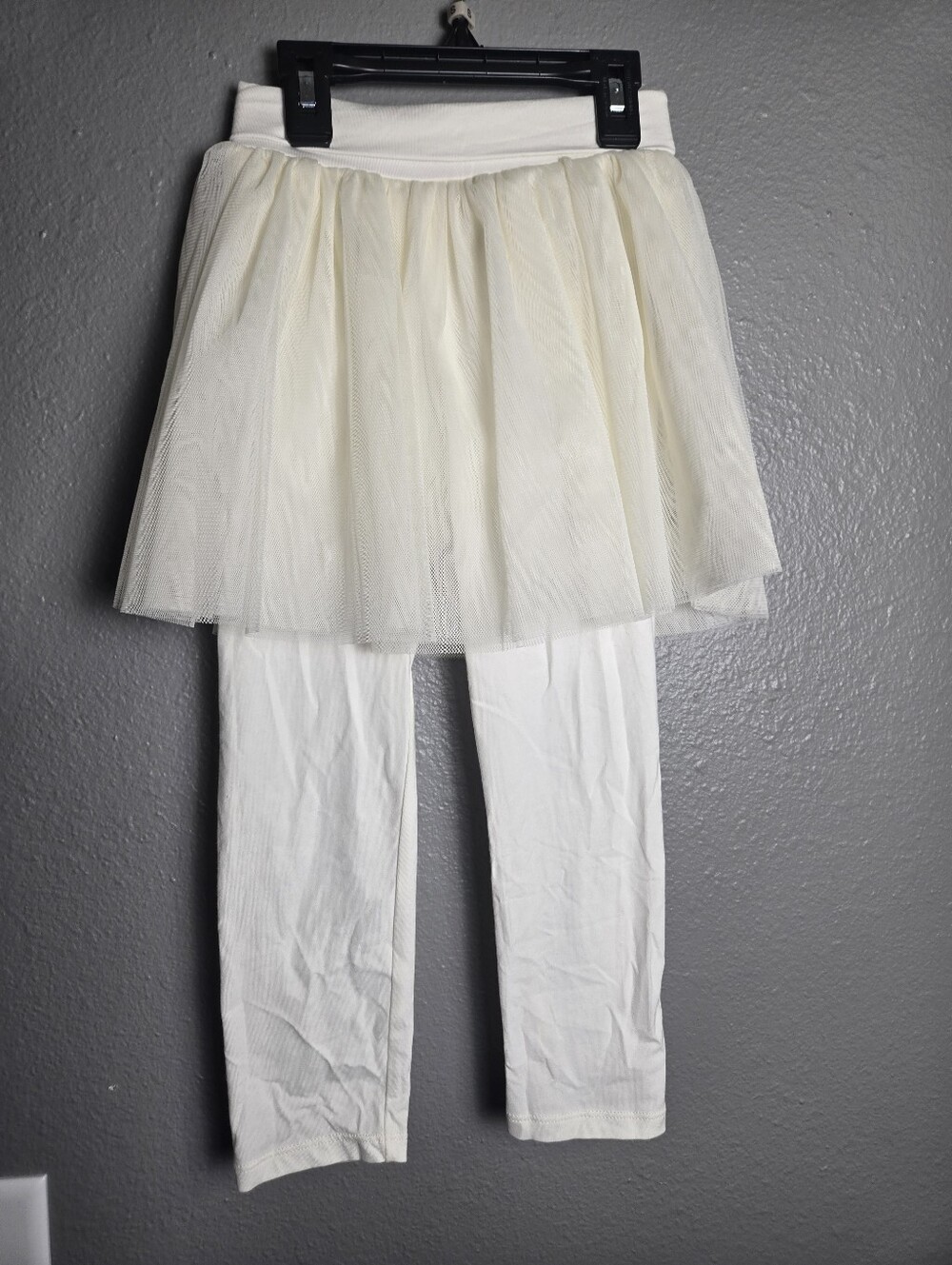 GAP Cream Tulle Skirted Leggings Size 5T